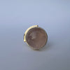 Full Moon ring med rosakvarts