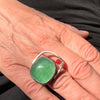 Ring med aventurin og karneol