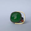 Ring med aventurin og karneol