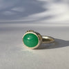 Bobbel ring med chrysopras