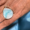 Ring with Amber and Champagne Diamond
