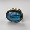 Full Moon ring med Labradorit