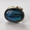 Full Moon ring med Labradorit