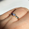 Ring m. hvid diamant 0,33 ct