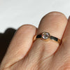 Ring m. hvid diamant 0,33 ct