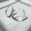 hoops øreringe i sølv
