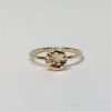 guld blomsterknop ring